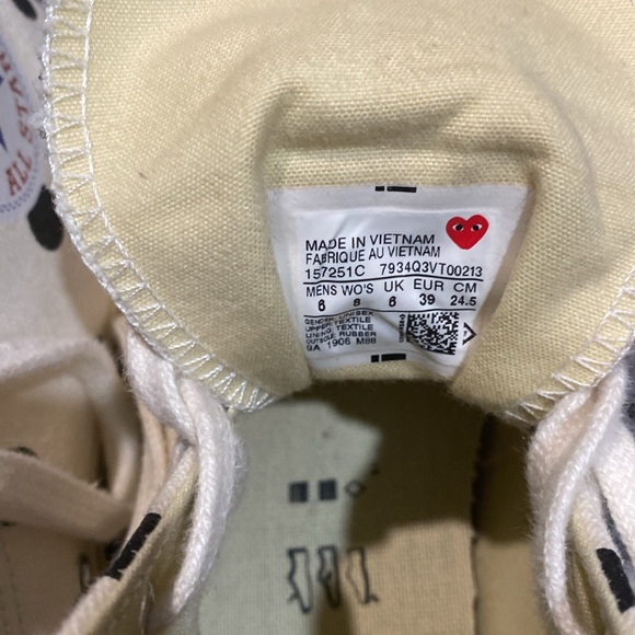 Converse Play Comme des Garcons sneaker - Picture 8 of 8